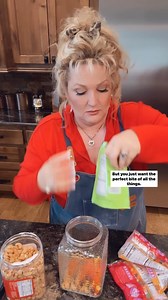 The perfect Sweet Treat! 1 bag salted pistachios 1 bag Sweet Treat 1 bag salt & pepper pistachios 1 bag salted almonds 1 bag salted cashews 2 bags Autumn mix, with pumpkins and candy corns. Dump it all in a jar, alternating and then just give it a good shake. The perfect sweet treat, get one of everything and pop it in your mouth. Prepare to be obsessed🍂🍁😍❤️ Love your face, Anne🍂🍁 | Anne Fisher