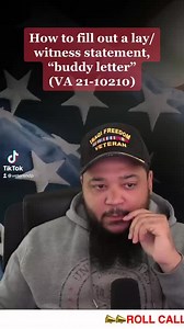 How to fill out a lay/witness statement “buddy letter” (VA 21-10210) #veterans #vaclaims #vadisability #vadisabilityrating #vadisabilityhelp | Veterans Network Champions Club
