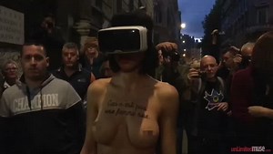 Ceci n'est pas une femme nue - Performance by Milo Moiré at Museum Rijeka