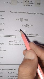 33K views · 560 reactions | Mathematics Topic : Percentage How to find percentage | CSS with Umar | Facebook