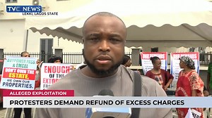 1.2K views · 18 reactions | Alleged Exploitation: Residents, Homeowners Of Popular Lekki Estate Stage Protest #tvcnews | Tvcnewsng | Facebook