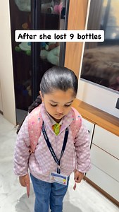 1.2M views · 8.9K reactions | I only lost 9 bottles… and look what happened to me now  . #adorable_aanyaa . . . . . . . . #trending #viral #cute #instadaily #instagood #fyp #beautiful #explore #reels #trendingreels #funny #panishment | adorable aanyaa | Facebook