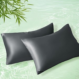 [Hot Item] 100% Bamboo Fiber Satin Envelope Pillow Case Satin Pillow Cover Silky Smooth Hotel Home Textile Bedding Pillowcase