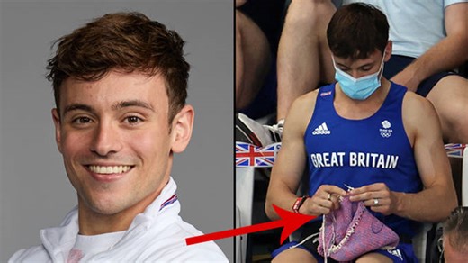 Tom Daley finally reveals what he was knitting after Olympics photos go viral