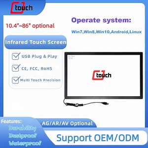 [Hot Item] Cjtouch 52" Infrared Touch Screen, Multi IR Touch Frame, IR Touch Panel Overlays for LCD or TV