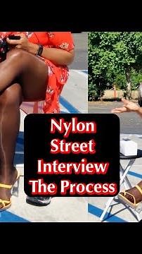 Nylon Street Interview - The Process ❤️🎙😍 - Tights and Clear Heels