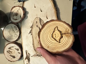 Wooden Coasters Custom Pyrography - Etsy Australia