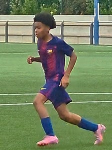 Gol ⚽️ FC Barcelona vs CF Girona División Honor Infantil S-13 #futbolespañol #lamasia #fcbarcelona #fcgirona #futbolinfantil
