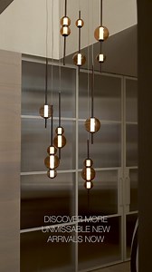 Abacus: a testament to contemporary design. Designed for lofty spaces, Abacus draws the eye upward to accentuate the height and volume of a room. | Beacon Lighting