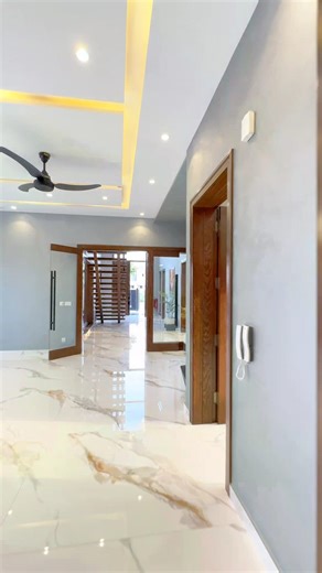 Double height Stair lobby in 1 Kanal house #stair #stairlobby #luxury #DHALahore #homedecor | Ahmad Interior Design