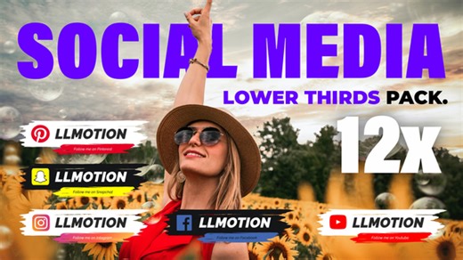 Social Media Lower Thirds