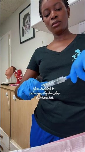 Permanent fat dissolving injections #pcdc#fatdissolving #kybella #bodycontouring