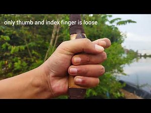 How to perform khatra (Thumb draw archery)