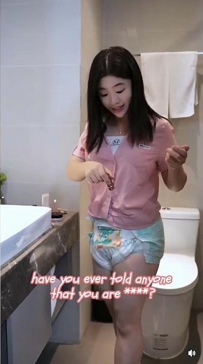 Clara in diapers (diaper story)