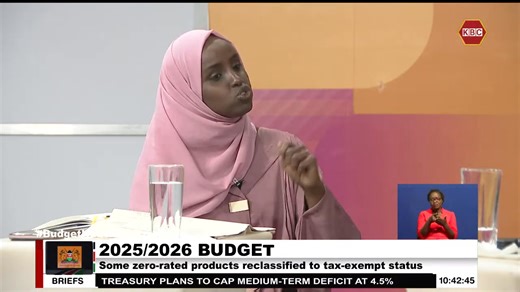 Farhia Jama, Tax Advocate: Gov't should have asked; we've built the SGR and other infrastructure, but how and when will we recover the debt? Yes, the SGR is a notable achievement, but are its revenues enough to service the debt and ensure timely repayment? #BudgetDay2025 | Iftiin FM | Facebook