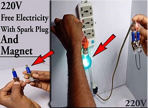 22K views · 354 reactions | Free Electricity With Spark Plug And Magnet 220v Fk Tech | April Full | Facebook