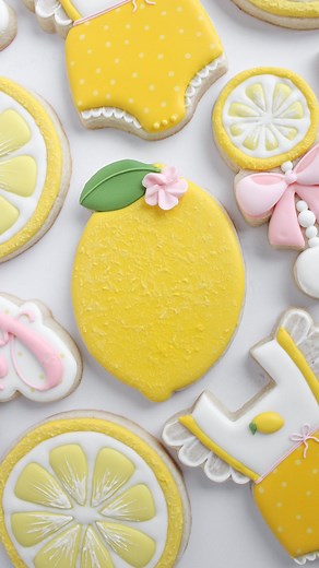 Zesty, sweet, and oh-so-adorable! These lemon baby shower cookies came out so sweet and adorable 🍋 | Wild Flour Bakehouse