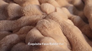 WDCOZY Cheetah Leopard Print Bubble Throw Blanket, Luxury Faux Rabbit Fur Mink Plush Throw for Couch, Sofa and Bed, Soft Fluffy Fuzzy Cozy Blanket for Women, Thick and Warm, 60x80 inches, 950 GSM