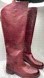 Franco Sarto Women’s Bordo Bordeaux Leather Meyer Knee High Boot Size 5M NWOT