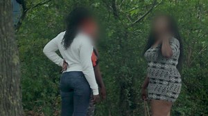 The Paris park where trafficked women sell their bodies