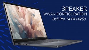 Cómo reemplazar el parlante con configuración WWAN en Dell Pro 14 PA14250 | Dell México