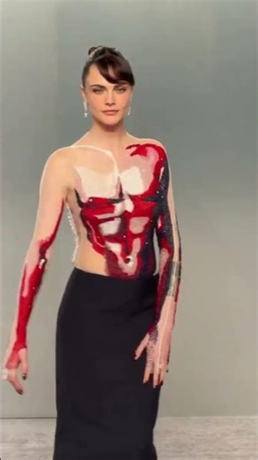 Cara Delevingne Stuns in a Jaw-Dropping Painted-On Naked Dress at Oscars 2026 After-Party