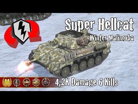 Super Hellcat | 4,2K Damage 6 Kills | WoT Blitz Replays