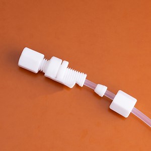 [Hot Item] Cryogenic Fuel Transfer PTFE Straight Through Bulkhead Joint Fitting