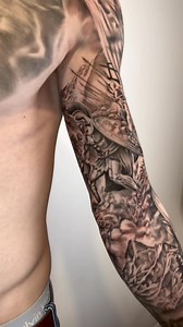 6.2K views · 28 reactions | Kratos tattoo. Strength born from pain. Fighting inner demons. Self-control and redemption | Tatiana Studio | Facebook