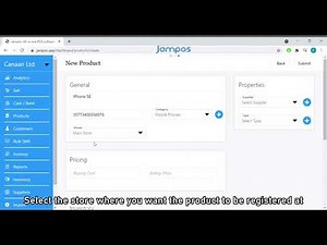 How to add a product on Jampos(manually)