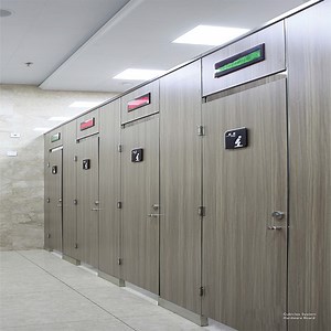 [Hot Item] Modern Design Washroom Cubicle Bathroom Stalls HPL Board Toilet Cubicle Partition