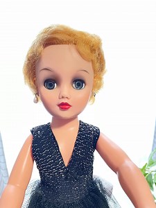 Vintage C&D Fashion Doll, Black Lace Dress, 1950s-60s Glamour - Etsy