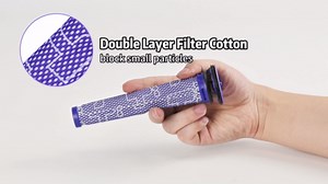 3Pack Pre Filters Replacement for Dyson - Vacuum Filter Compatible with V6 V7 V8 DC59 DC58 Replaces Part 965661