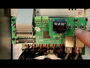 HolidayCoro AlphaPix Evolution IP Networking Configuration Via Button Interface