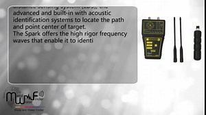 MWF Spark Long Range Metal Detector, Professional Metal Detector, Discover Underground Gold & Silver, Metal Pin Pointer Included, Highly Precise Technology