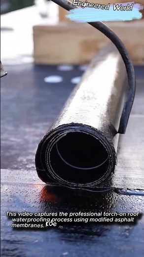 Sealing Roof Pipe Penetrations with Flame-Fused Membranes #process #renovation #torch #asphalt