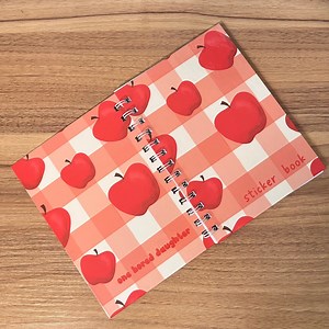 Apple Sticker Album: 5x7 Reusable Sticker Book (80 Pages) - Etsy