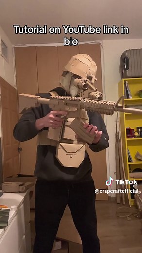 DIY Cardboard M4A1 Tutorial - Safe and Fun Craft Project