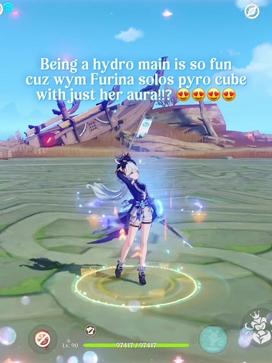 Hydro Dominates Pyro Cube with Style in Genshin Impact