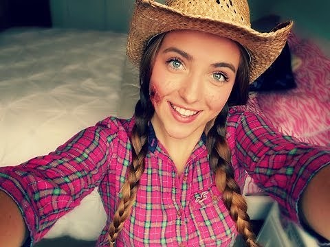 Cowgirl Halloween Tutorial! GUNSHOT WOUND