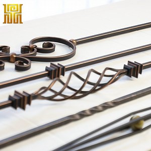 [Hot Item] 44" Satin Black Wrought Iron Balusters for Sale