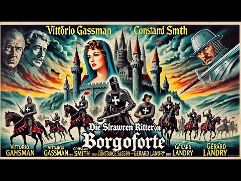 Die schwarzen Ritter von Borgoforte | Abenteuer | Ganzer Film auf Deutsch
