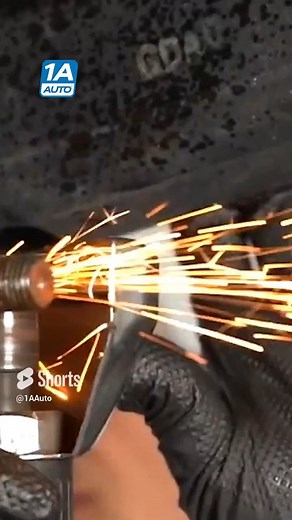 Can't Remove Shock Absorber From Rusty Mounting Stud? Try These Removal Tricks! #shortstory Got a shock absorber you can't remove from a rusty mounting stud? Same! In this video, Andy shows you some tips to get a rusty shock absorber off a mounting stud, even if the bushing and inner ring get left behind! He shows you several methods to hammer or pry the shock tube off, and how to safely cut away the bushing if it gets left behind. #shockabsorber #bushing #autorepair #shockremoval | 1A Auto Part