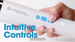 IntiMD Magic Wand Waterproof HV-360 Personal Massager by Vibratex – Cordless, Submersible, Multi-Speed Trigger Pin Point Massager (Bundle)