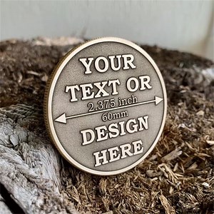 [Hot Item] Manufacturer Wholesales Custom Metal Mirror Antique Copper Challenge Commemorative Coins Token Maker