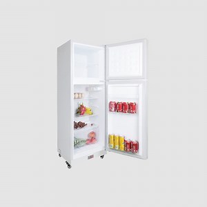 [Hot Item] 128L Solar Panel Powered Energy Camping DC Refrigerator Camping Mini Chest Fridge Solar for Refrigerator