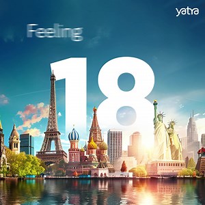 We're celebrating 18 years of adventure with you! Explore Great offers with Yatra Big Outing Fest and get up to 50% off* 18% extra savings on flights and hotels. Hurry, offers last till August 10th August #Yatra #YatraBigOutingFest #18YearsOfGreatAdventure #MegaOffers | Yatra.com
