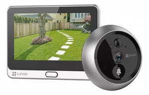 Campainha Olho Mágico Ezviz Dp2c Wi-fi Com Video Porteiro - Campainha - Magazine Luiza