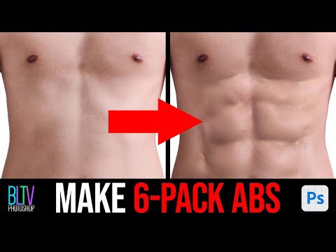 How to give yourself 6-pack abs in Photoshop!