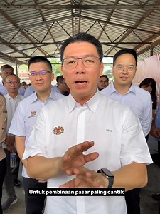 YB KM Umum RM15 Juta Bina Baharu Pasar Pasir Pinji, Ipoh #fypシ゚ #MalaysiaMADANI | KPKT Malaysia